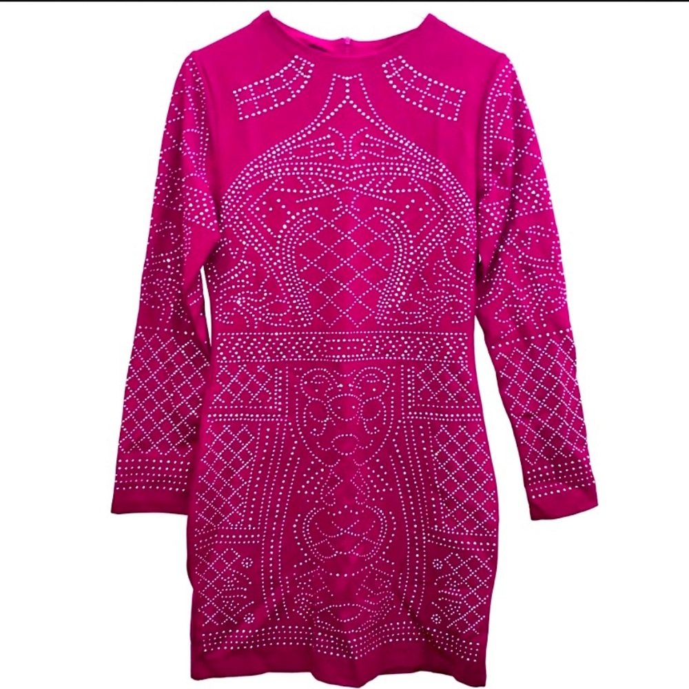 Rhinestone bodycon dress